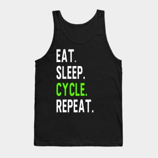 Eat Sleep Cycle Repeat Tank Top